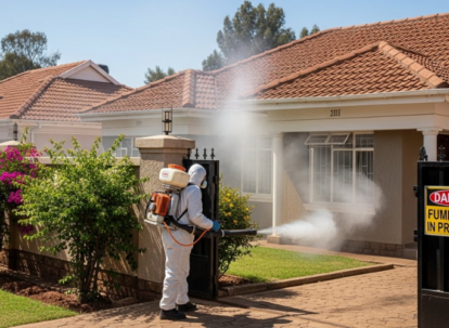 Professional fumigation services in Nairobi technician